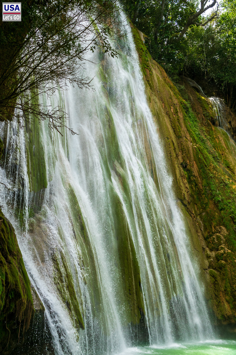 El Lim&oacute;n Wasserfall, Halbinsel Samana, Dominikanische Republik